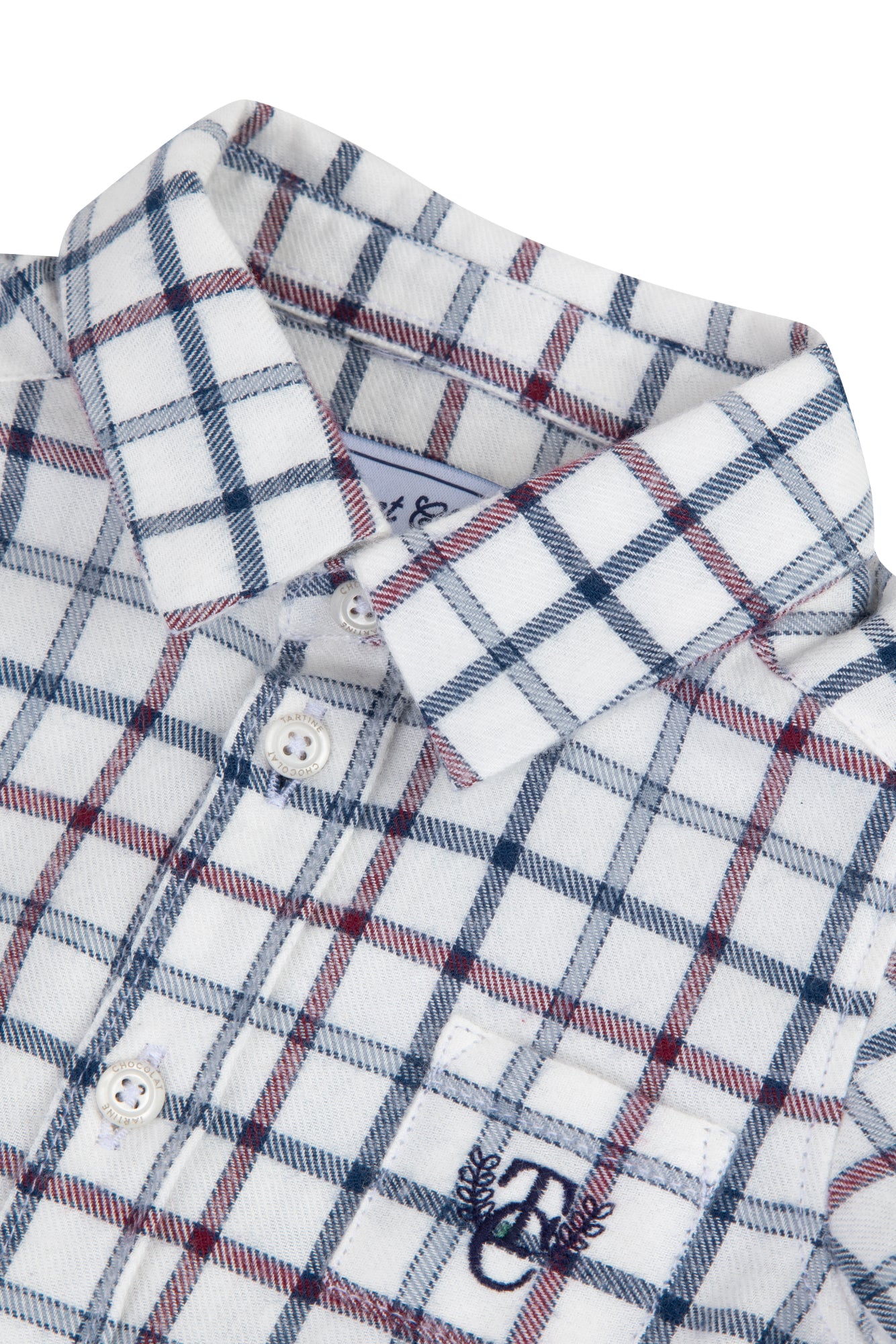 Shirt - Bordeaux at Check Bordeaux / 1Y