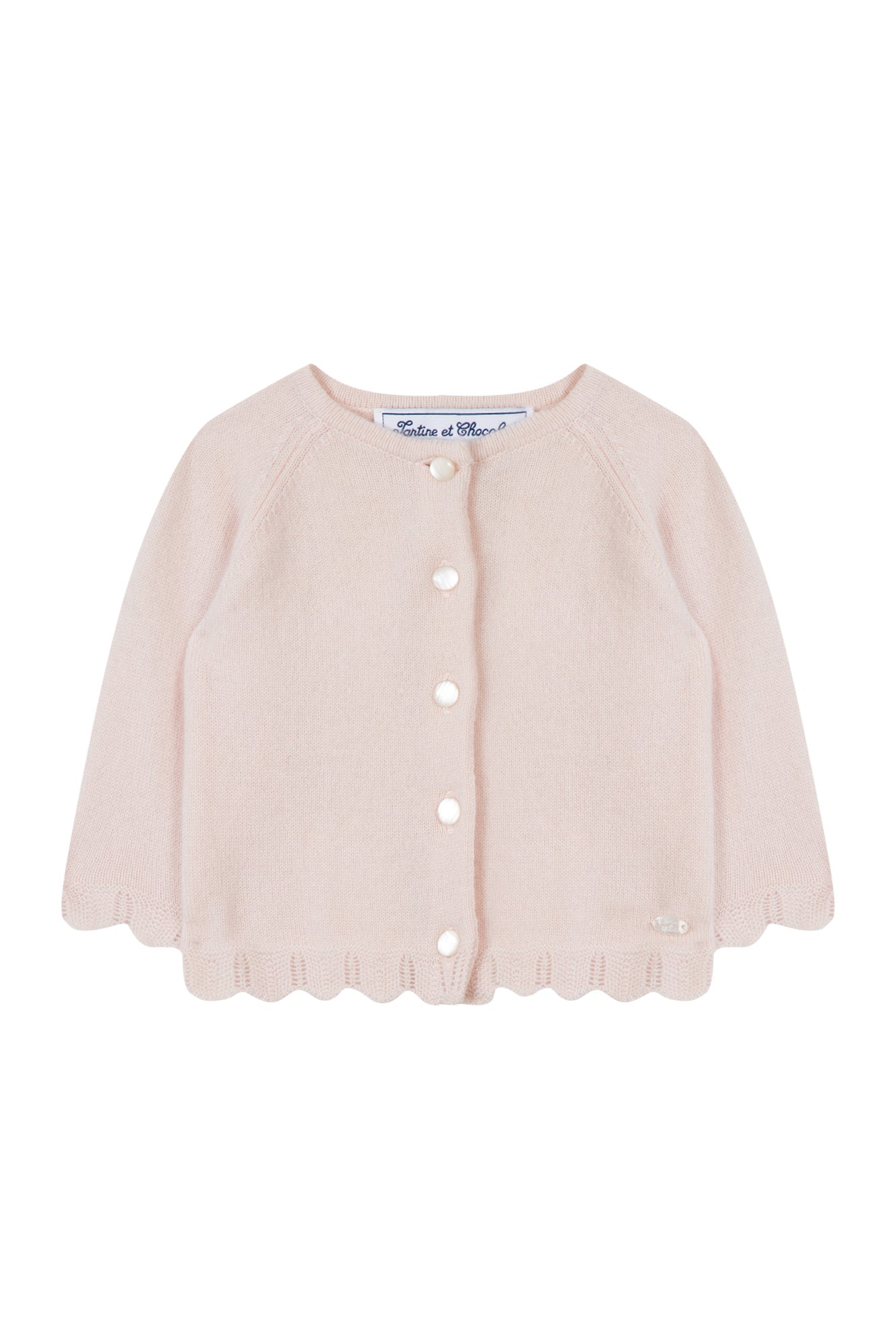 Cardigan - Cashmere Pale pink Light Pink / 18M