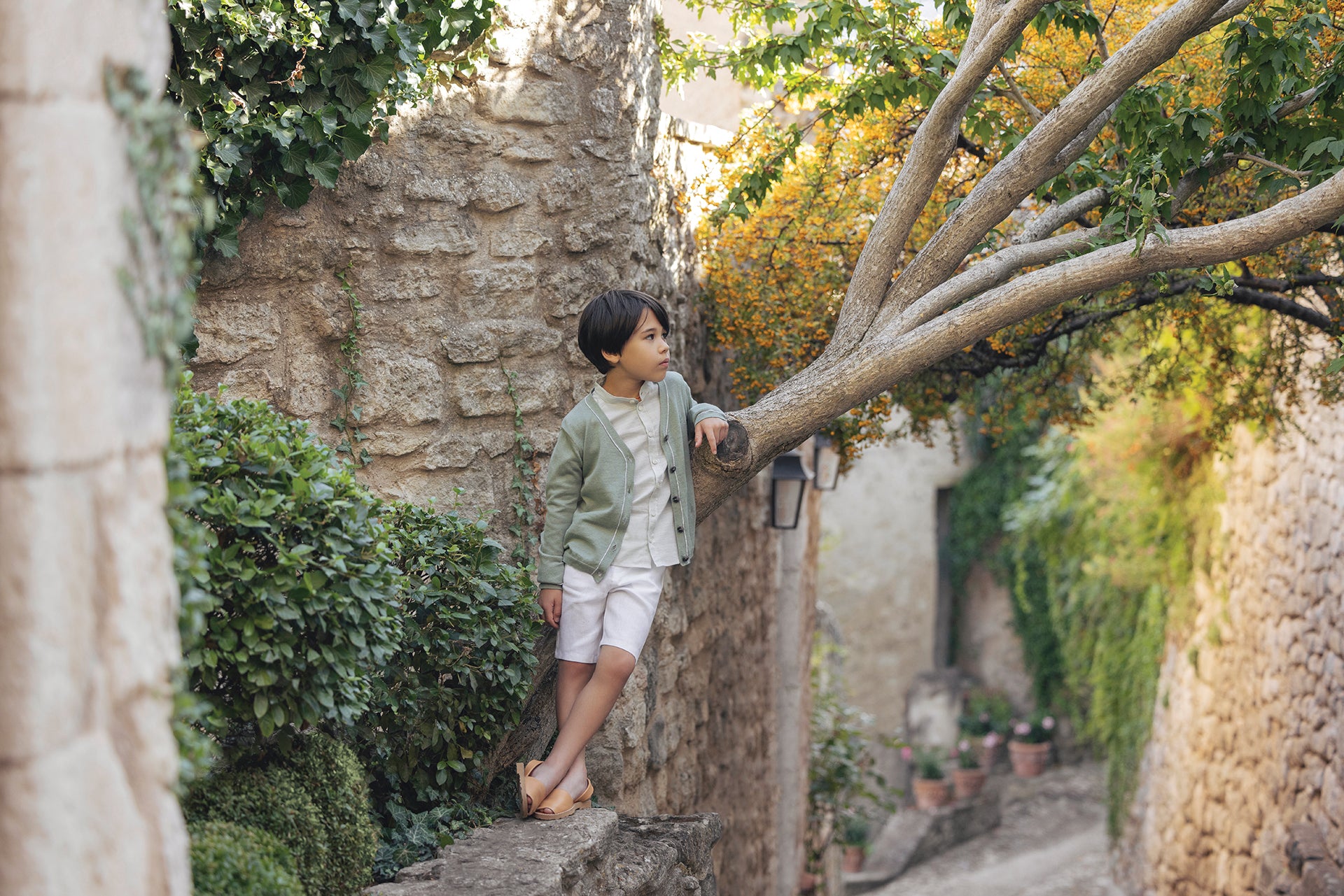 Cardigan - Green Linen Green Linen / 3M