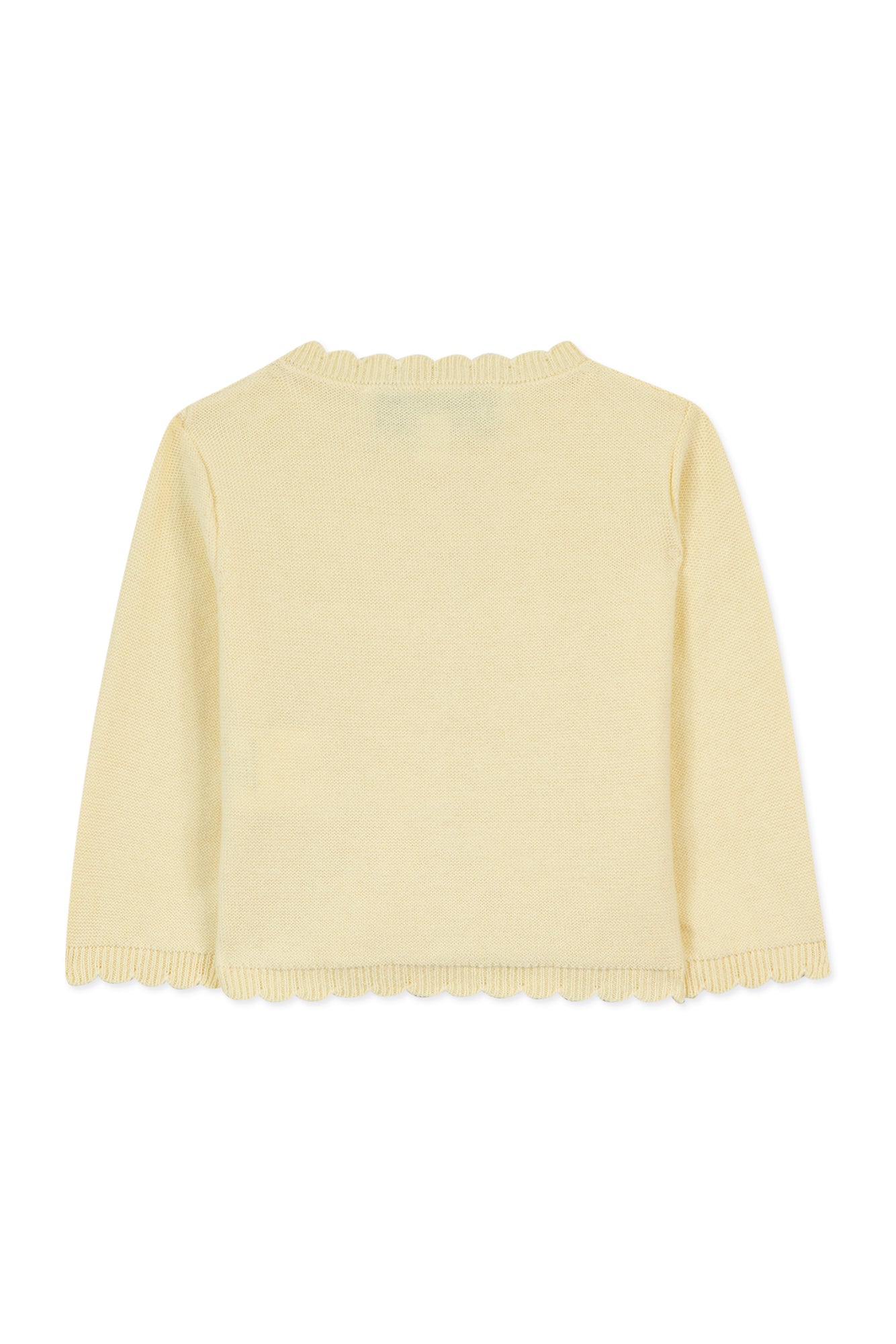 Cardigan - Pale pink Mousse point embroidery Yellow / 1Y