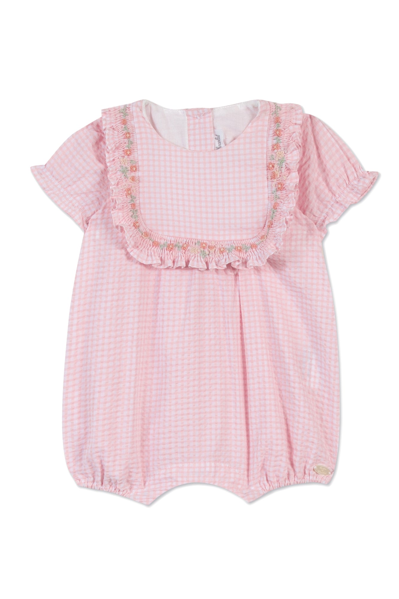 Suit short - Pale pink embroidery Pale Pink / 3M