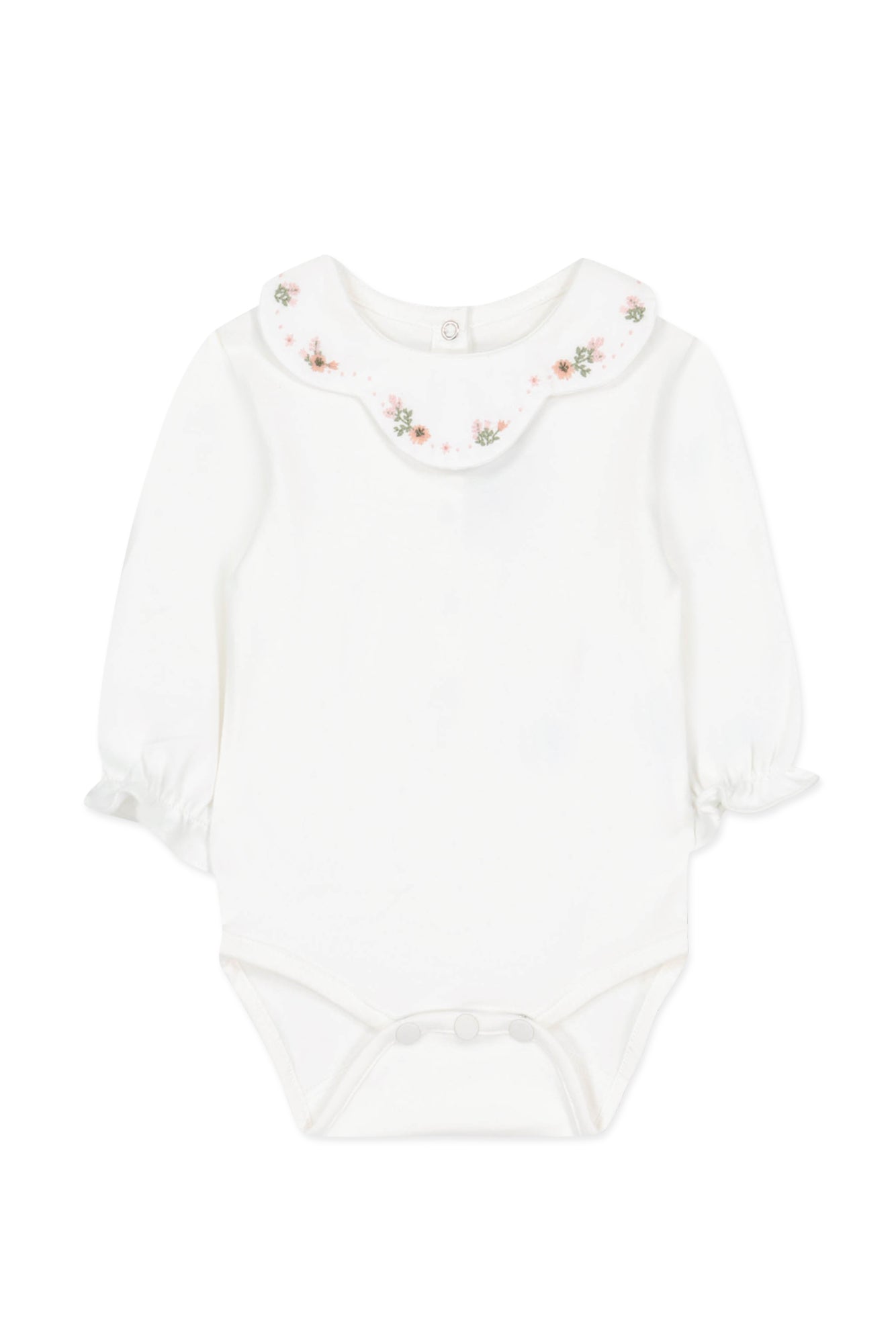 Bodysuit - Embrodery Flowery Ivory / 3M