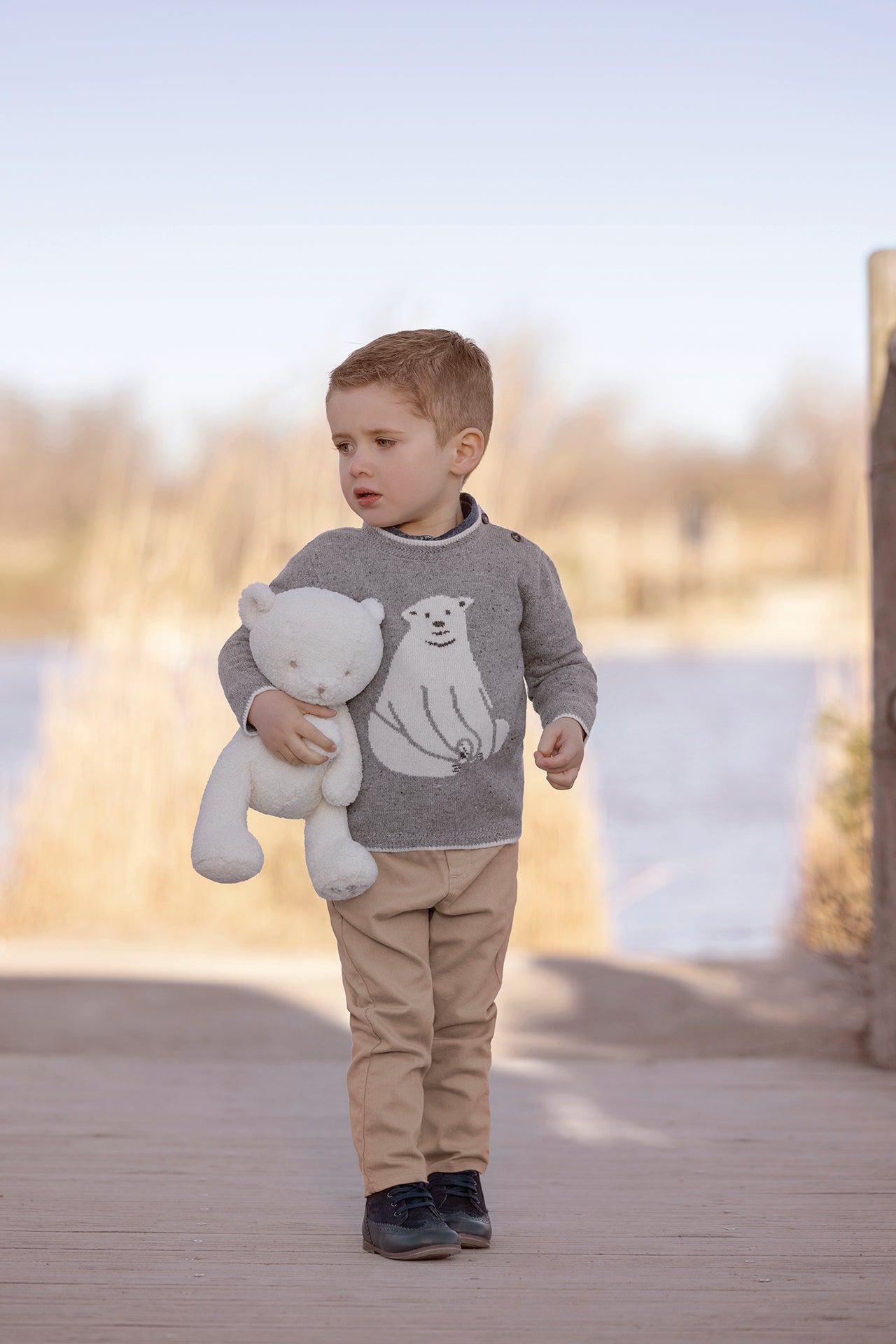 Trousers - Beige Twill Sand / 6M