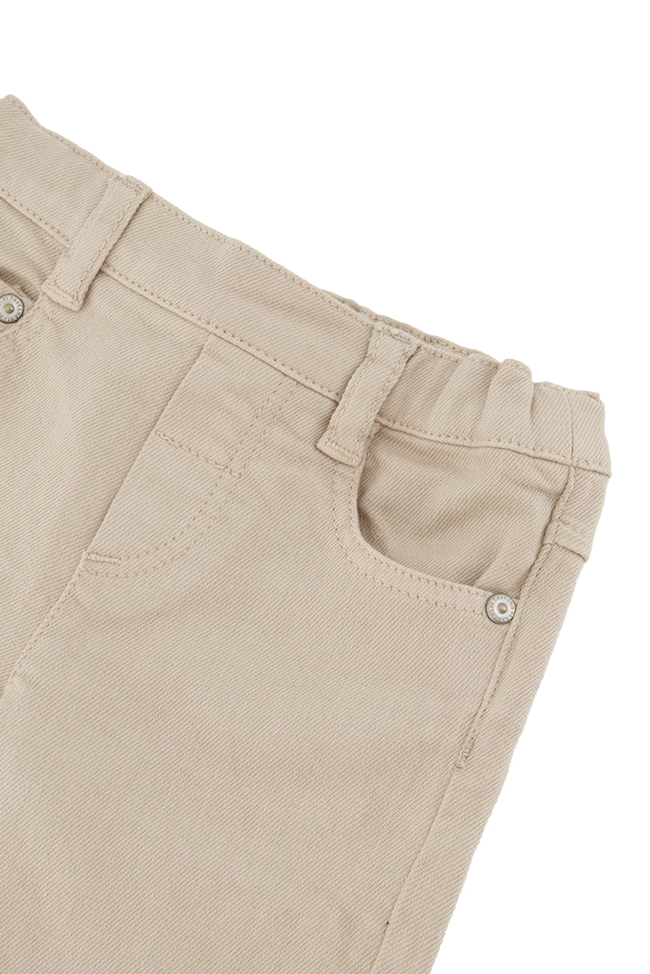 Trousers - Beige Twill Sand / 6M
