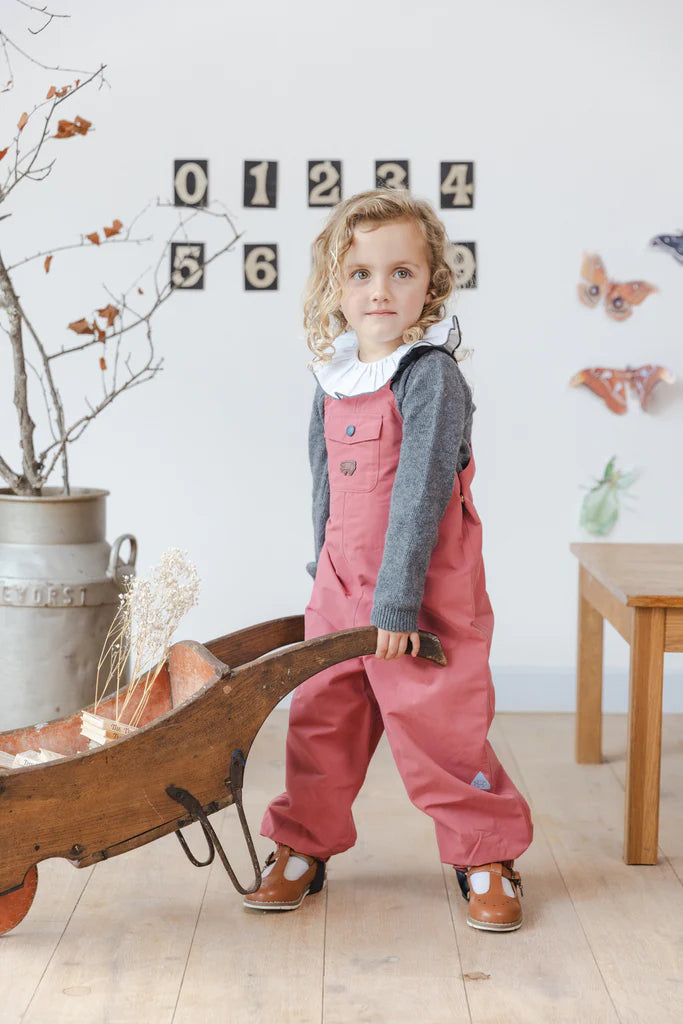Waterproof Dungarees - Rose Pink