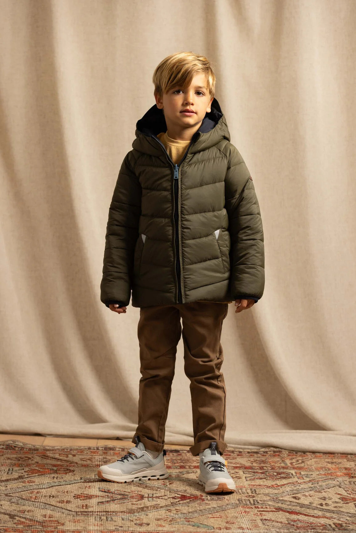 Umkehrbarer Puffer (Eco Fill) - Tintenblau | Balsam Khaki