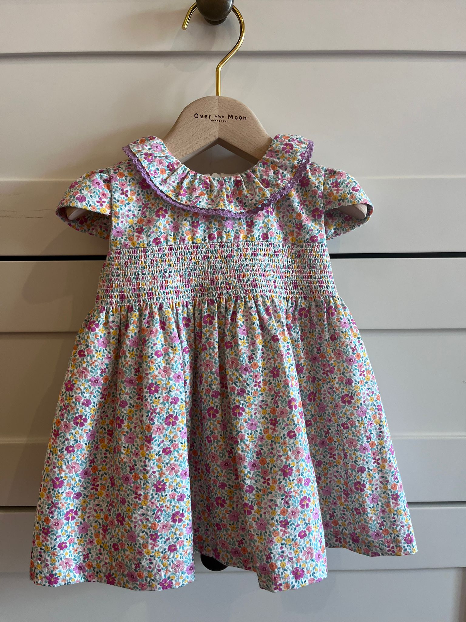 Dress - Purple/Yellow Floral Jelly