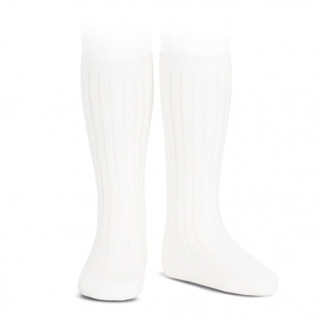 Socken - Einfache gerippte Kniestrümpfe
