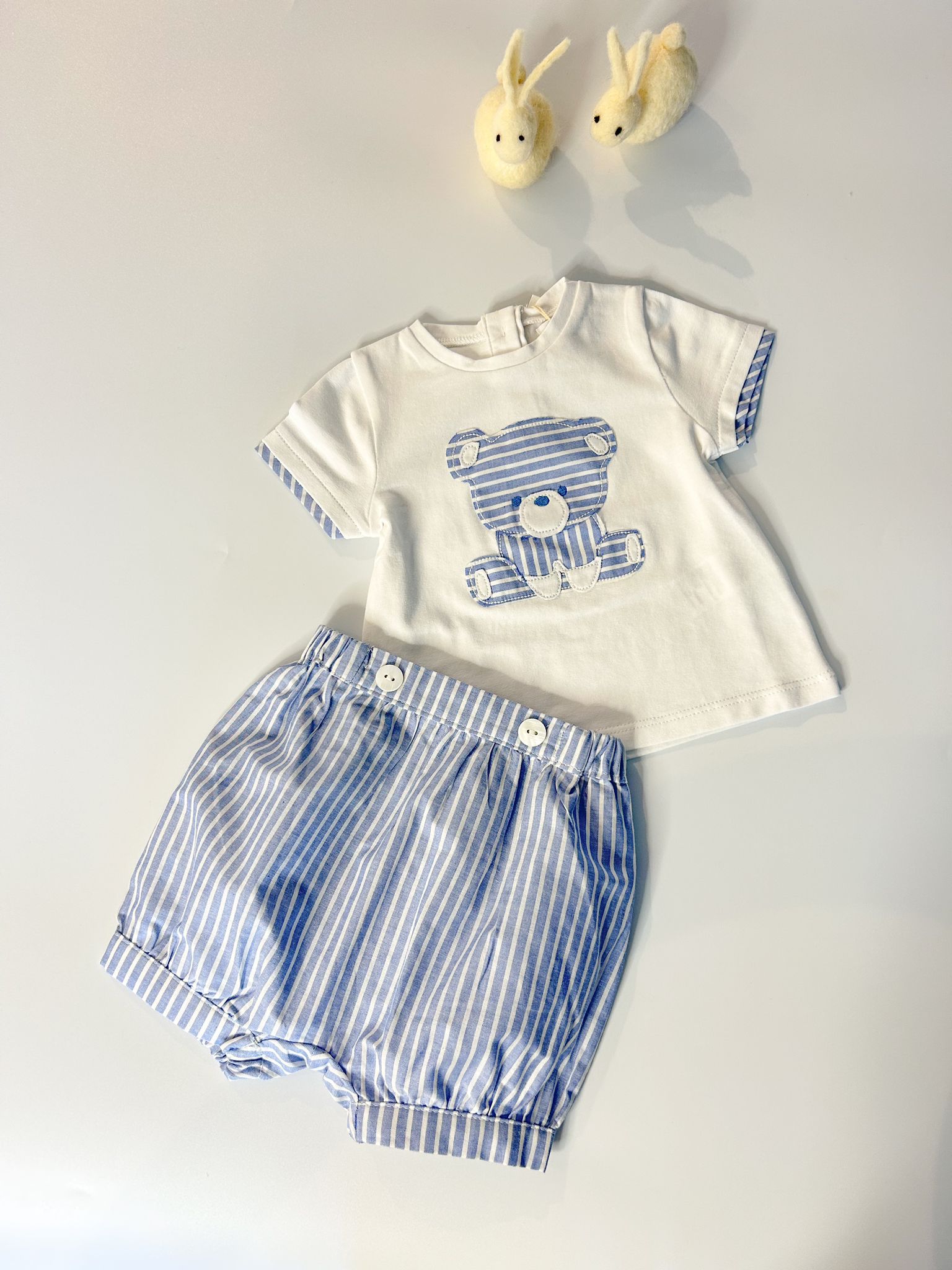 T-Shirt & Bloomer-Set – Teddybär