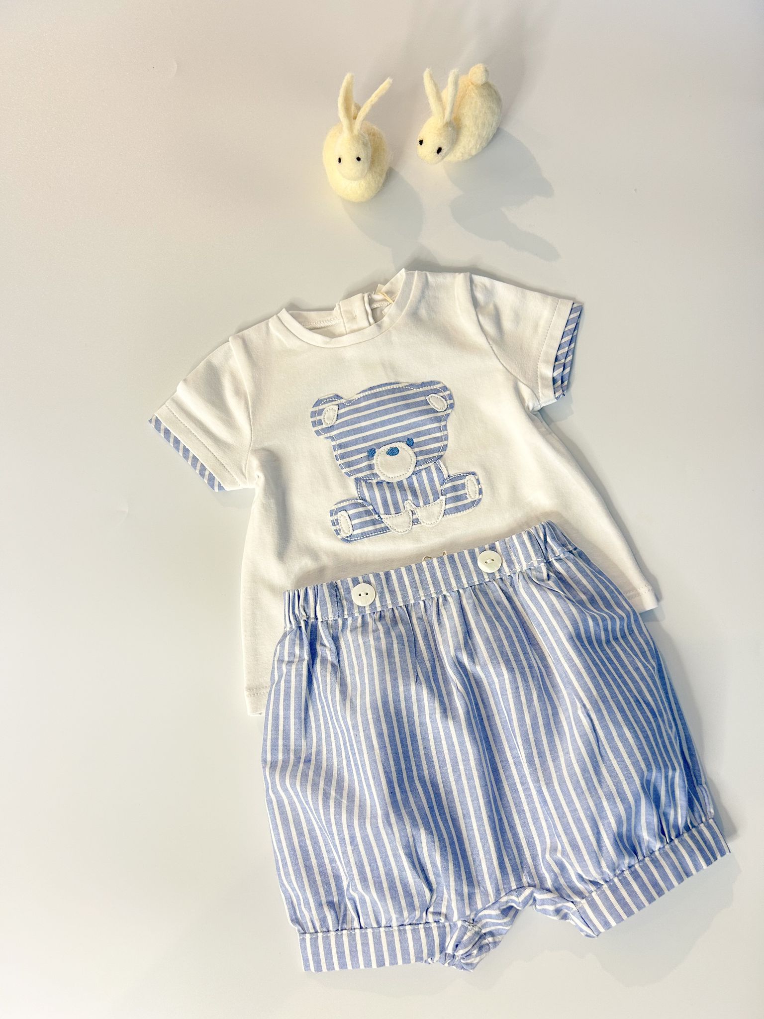 T-Shirt & Bloomer-Set – Teddybär