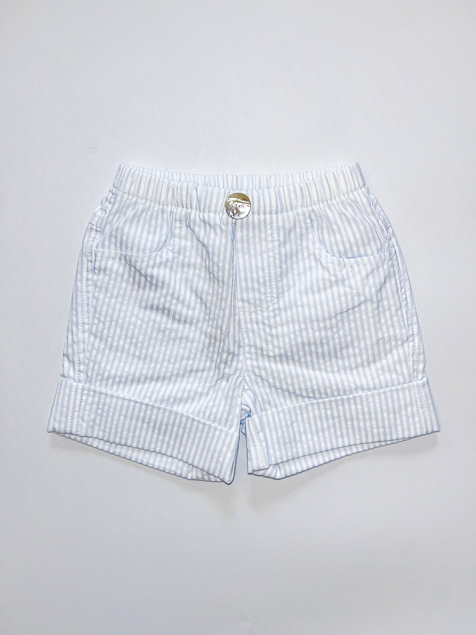 Shorts – Voile-Baumwoll-Seersucker