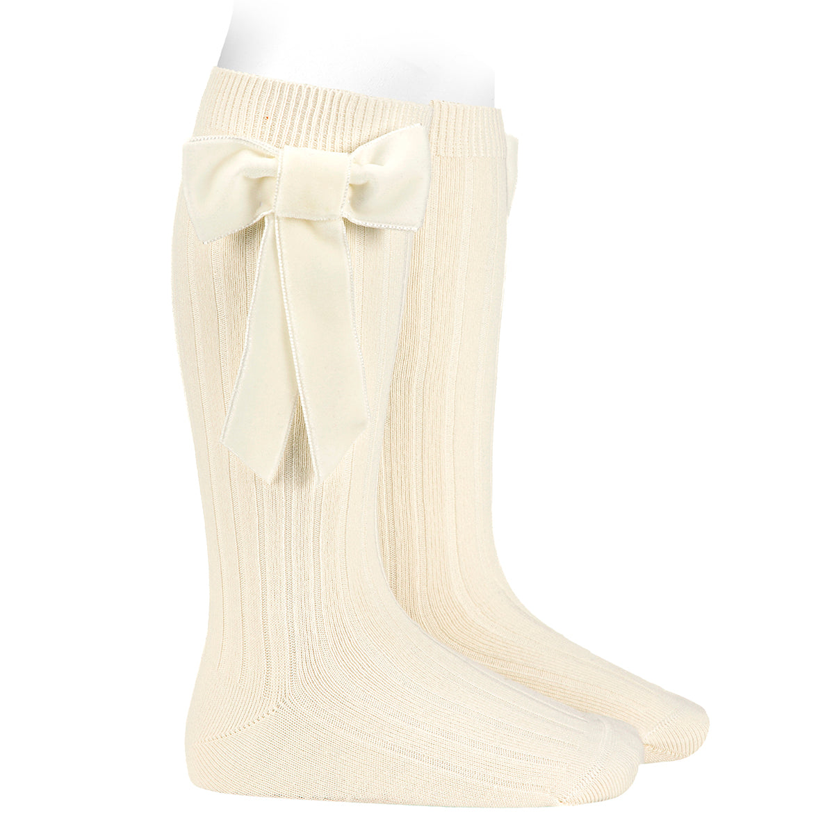 Knee Socks - Coquette Velvet Bow