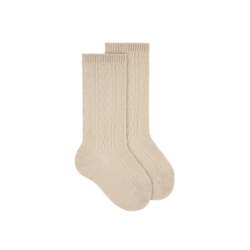 Knee Socks - Side Patterned - Over The Moon