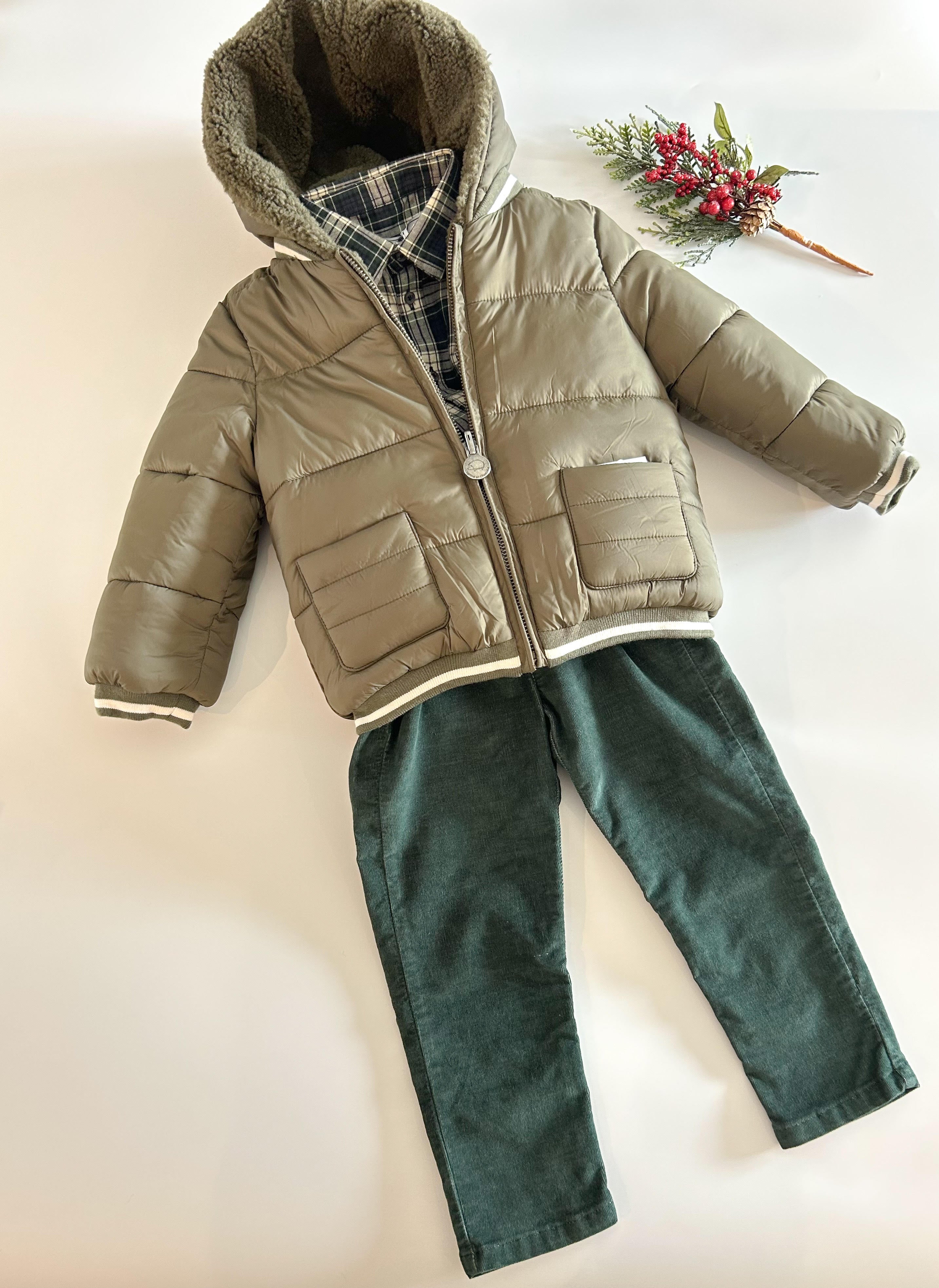Daunenjacke - Khaki