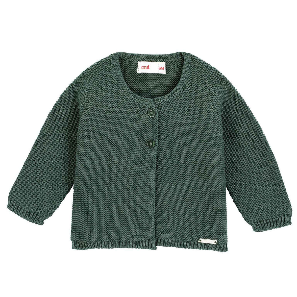 Long Garter Stitch Knitted Cardigan - Over The Moon