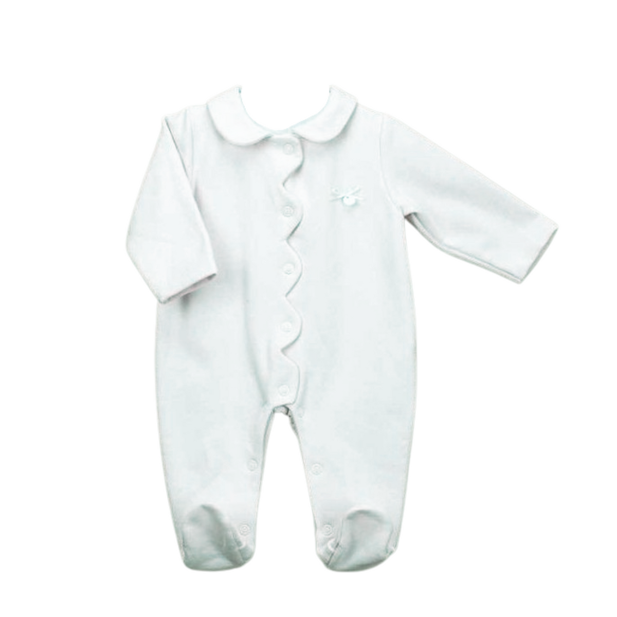 Scalloped Babygrow - Over The Moon