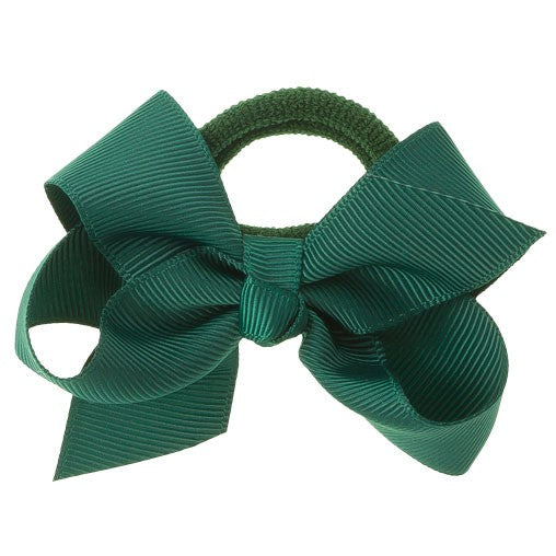 Small Grosgrain Ribbon Hair Scrunchie - Siena