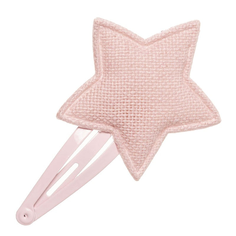Mini Linen Star Clip - Siena