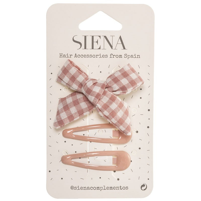Vichy Hairbow & Clips - Siena