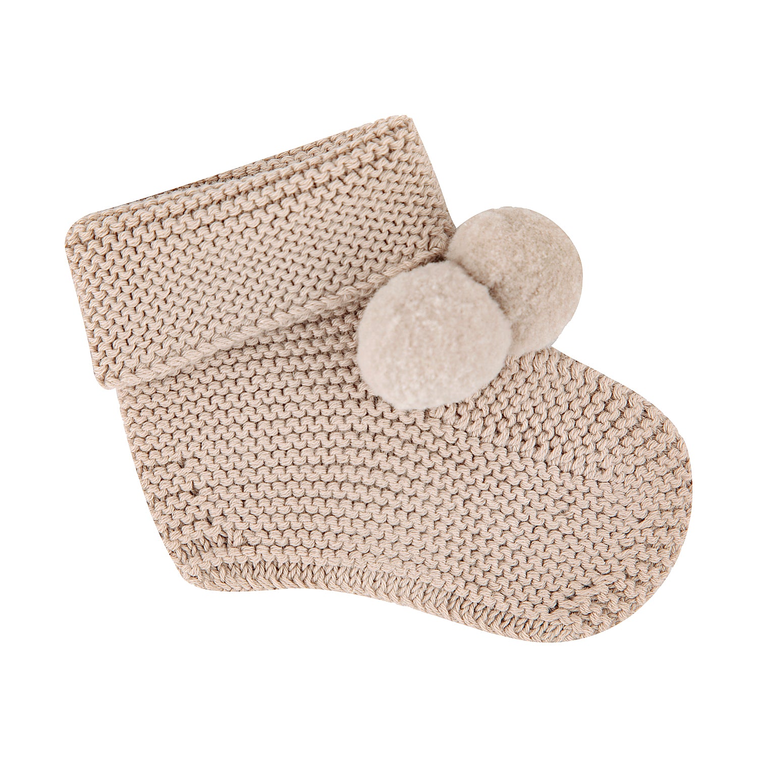 Sock Booties with Pom Poms - Cóndor