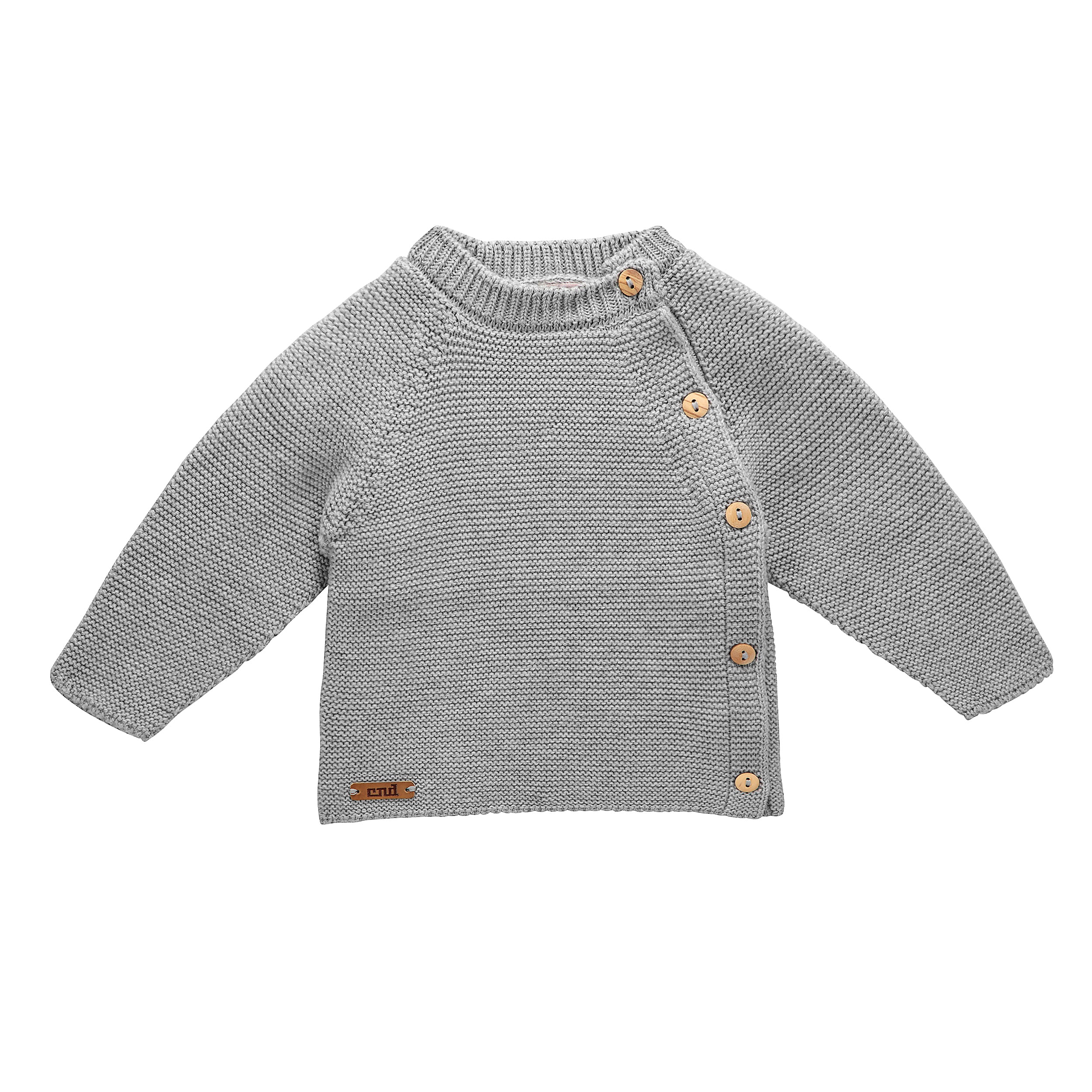 Garter Stitch Sweater buttoned at the front - Cóndor