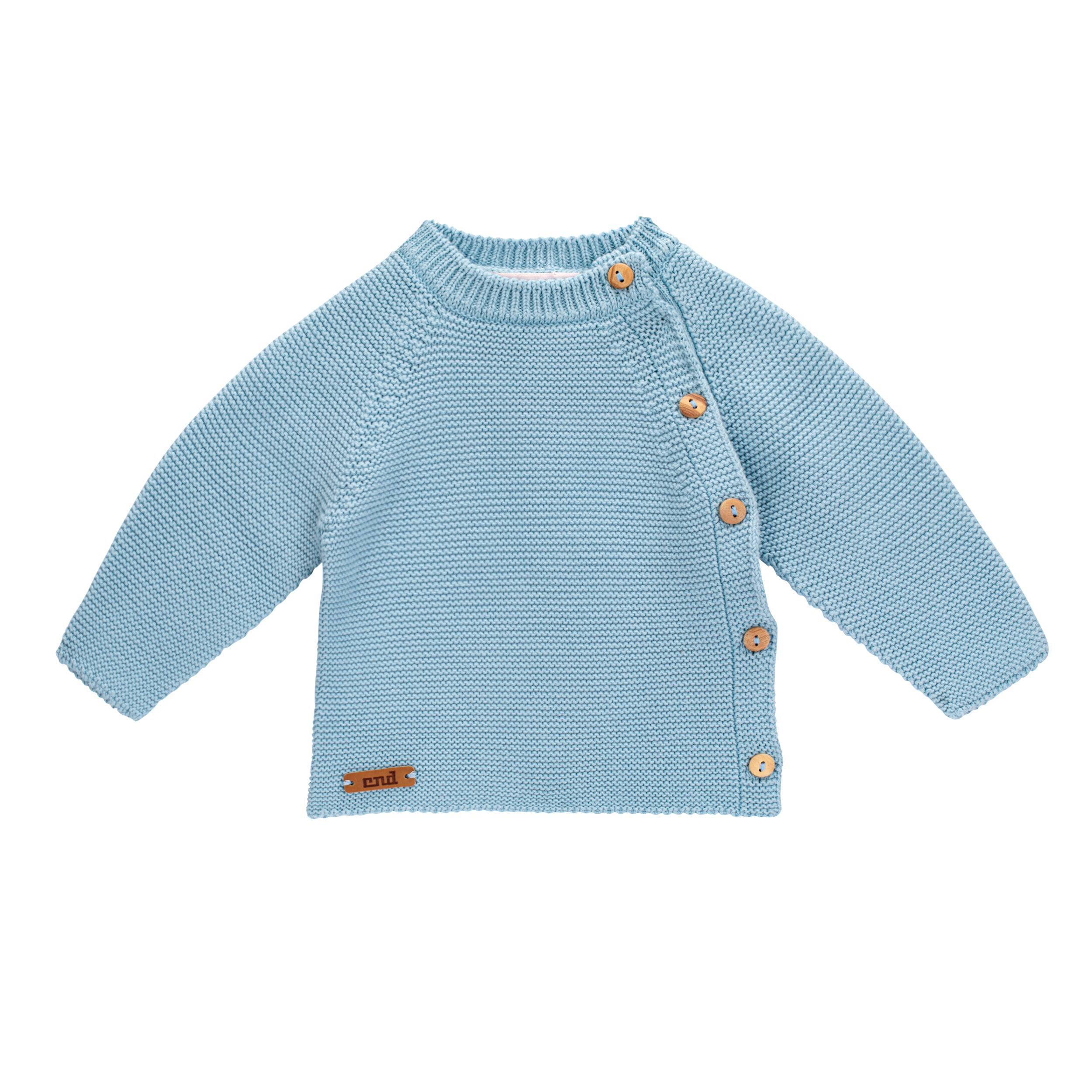 Garter Stitch Sweater buttoned at the front - Cóndor