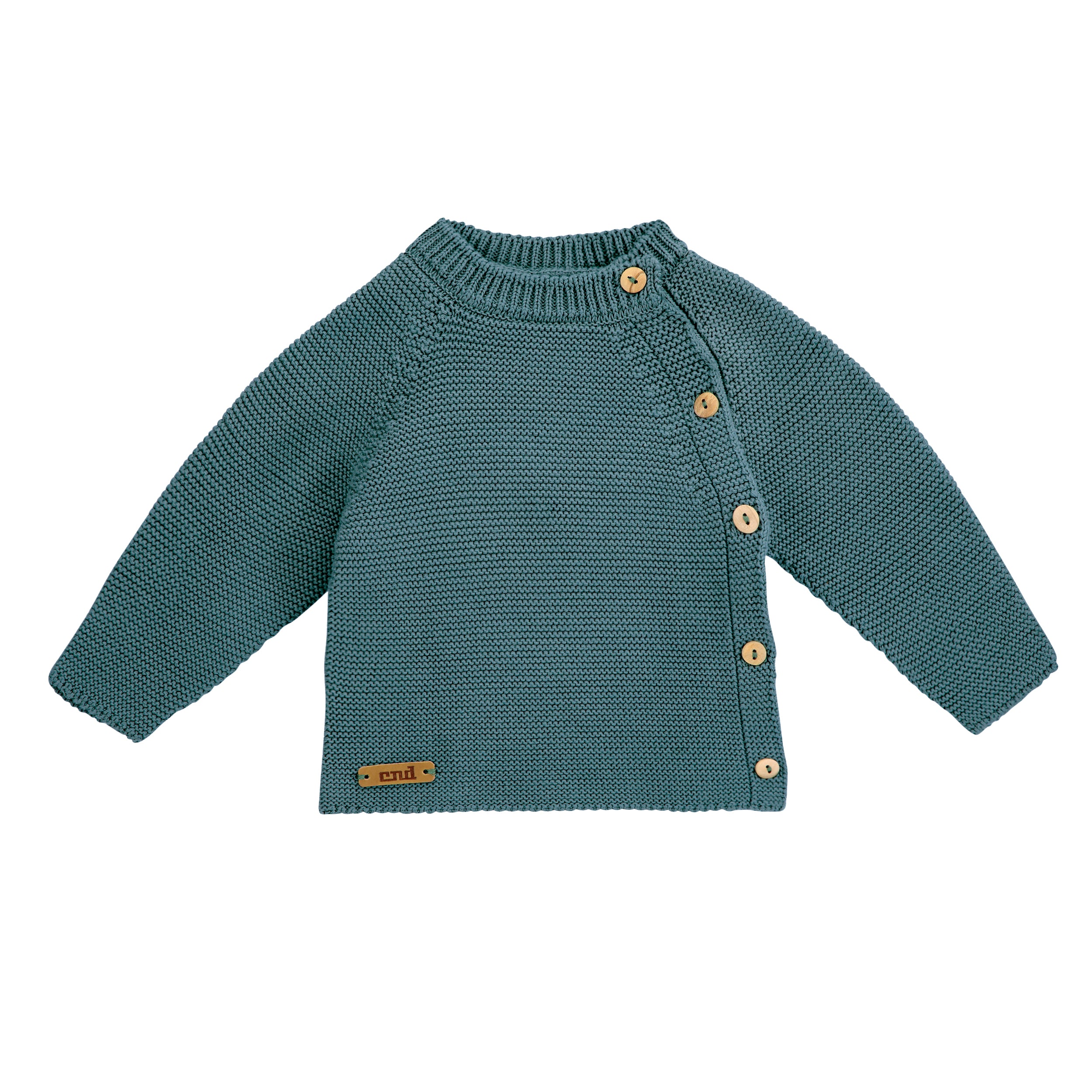 Garter Stitch Sweater buttoned at the front - Cóndor