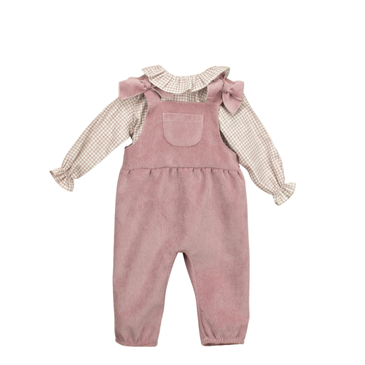 Corduroy Dungarees and Blouse - Over The Moon