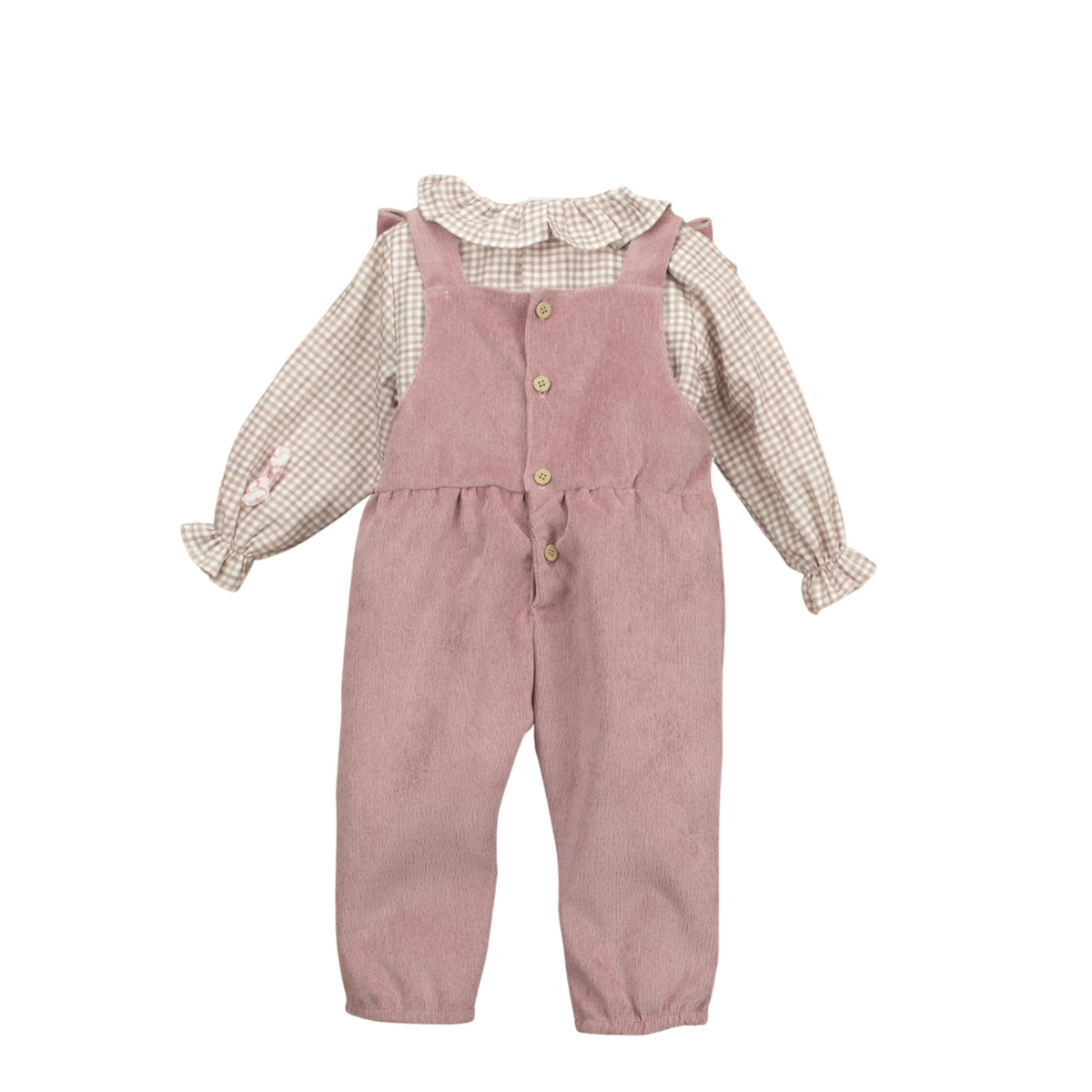 Corduroy Dungarees and Blouse - Over The Moon