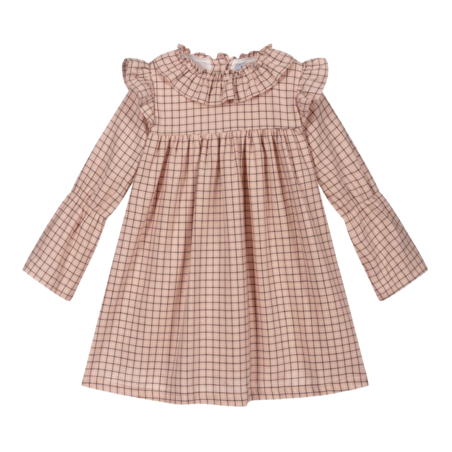 Pink Check Dress - Babidu
