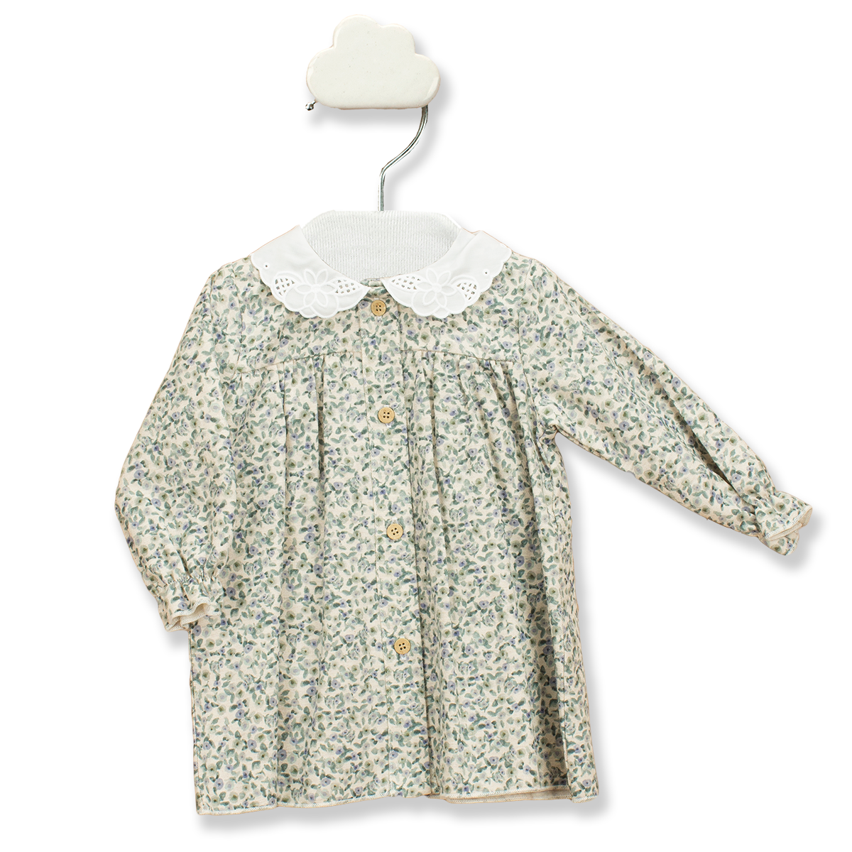 Delta Buttoned Dress - Babidu