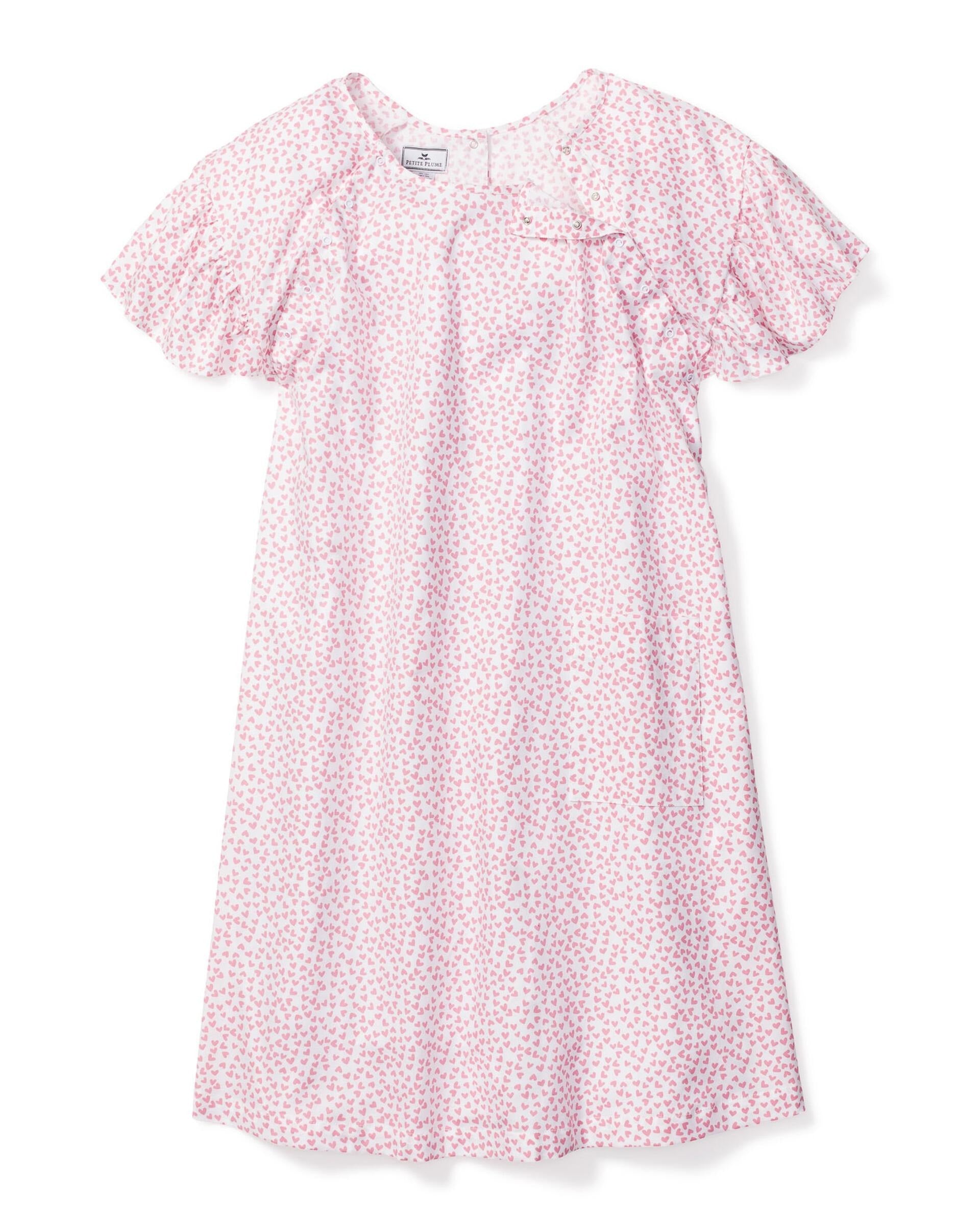Women's Sweethearts Hospital Gown - Petite Plume