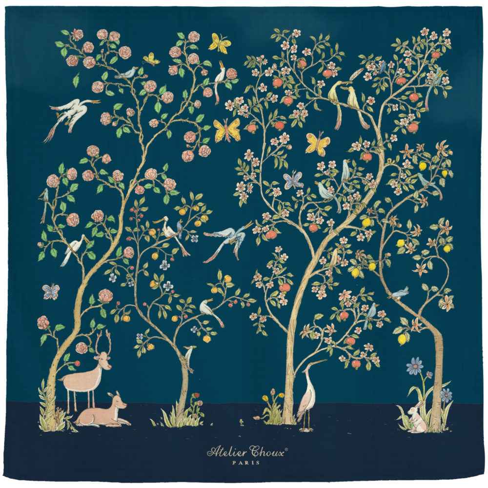 Muslin (Carrés) - In Bloom Night - Over The Moon