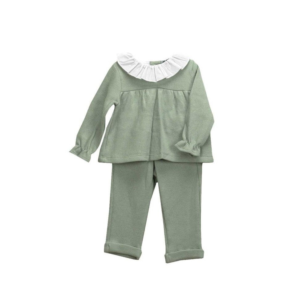 2 Piece Set with White Frill Collar - Over The Moon