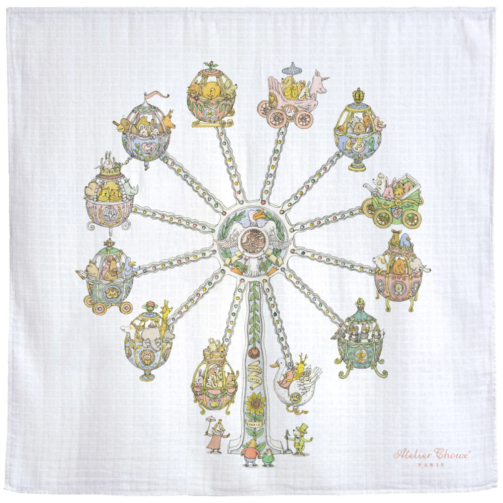 Muslin (Carrés) - Ferris Wheel - Over The Moon