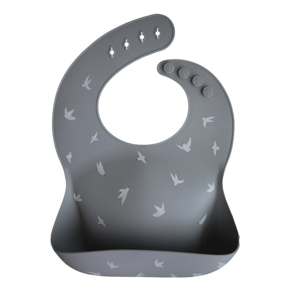 Silicone Bib - Seagulls - Mushie