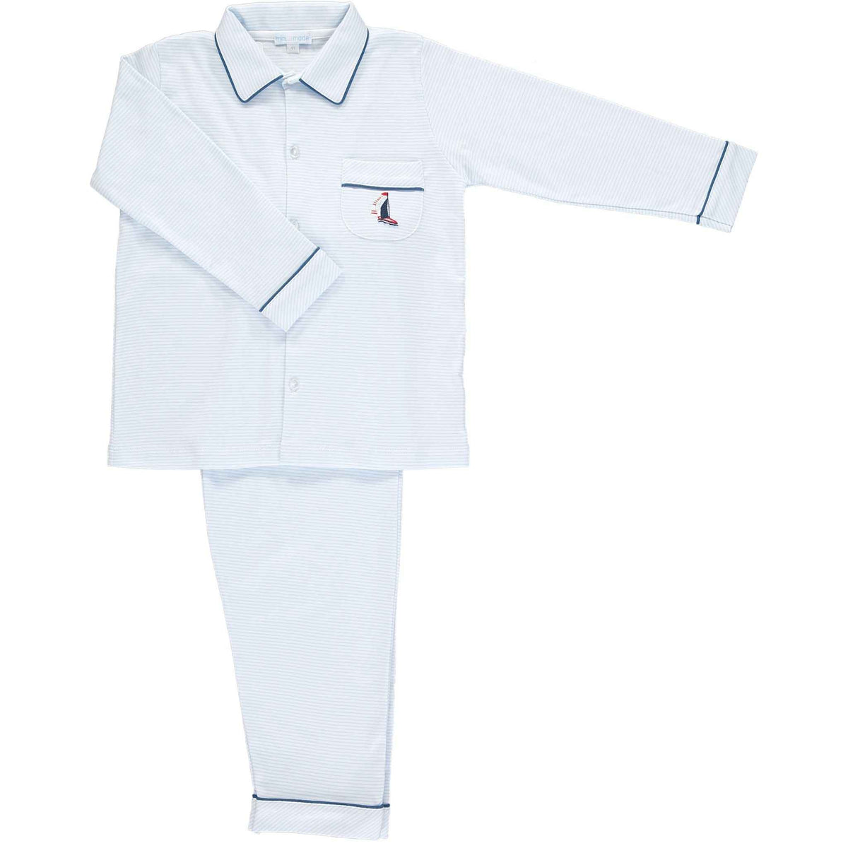Spinnaker Pyjamas With Collar - Over The Moon