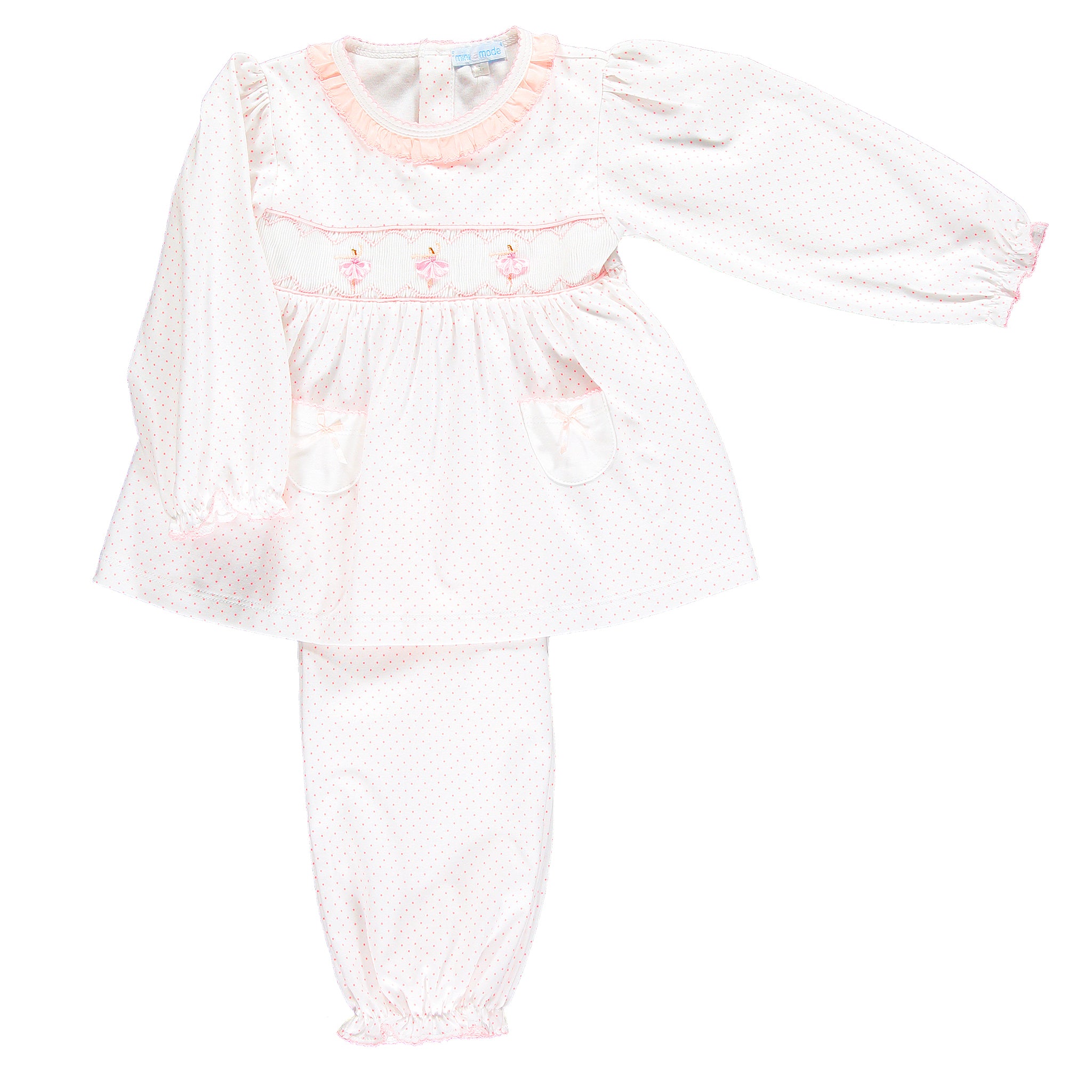 Ballerina Smocked Pyjamas - Mini la Mode