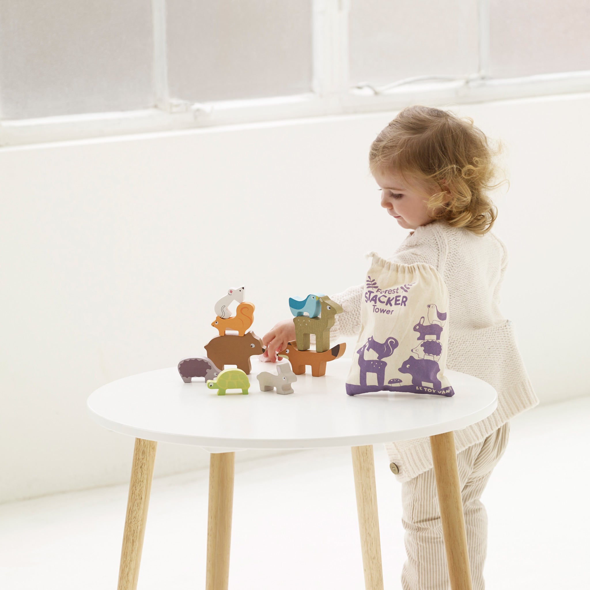 Forest Stacker Tower & Bag - Le Toy Van