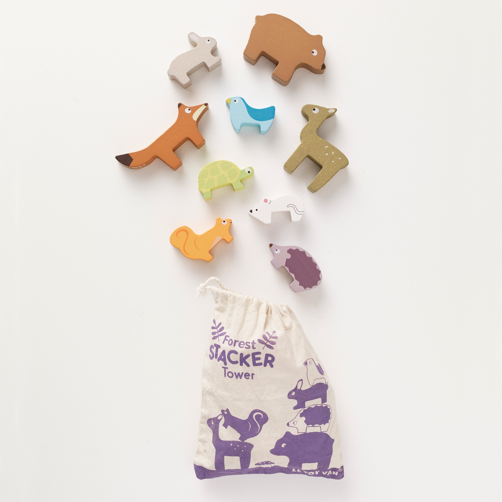 Forest Stacker Tower & Bag - Le Toy Van