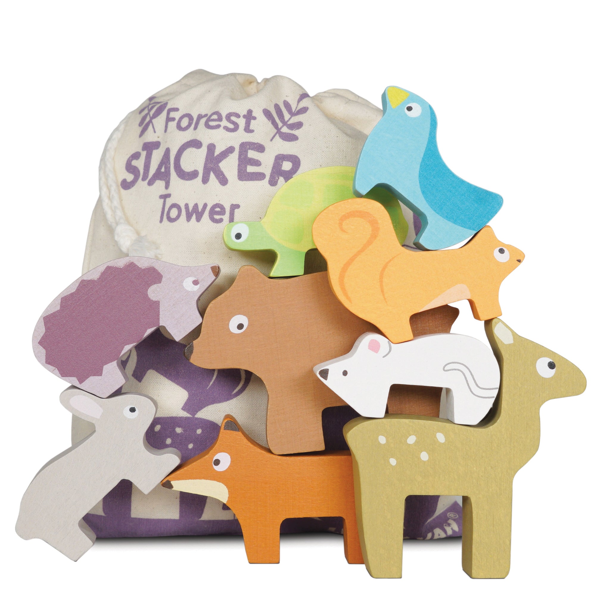 Forest Stacker Tower & Bag - Le Toy Van