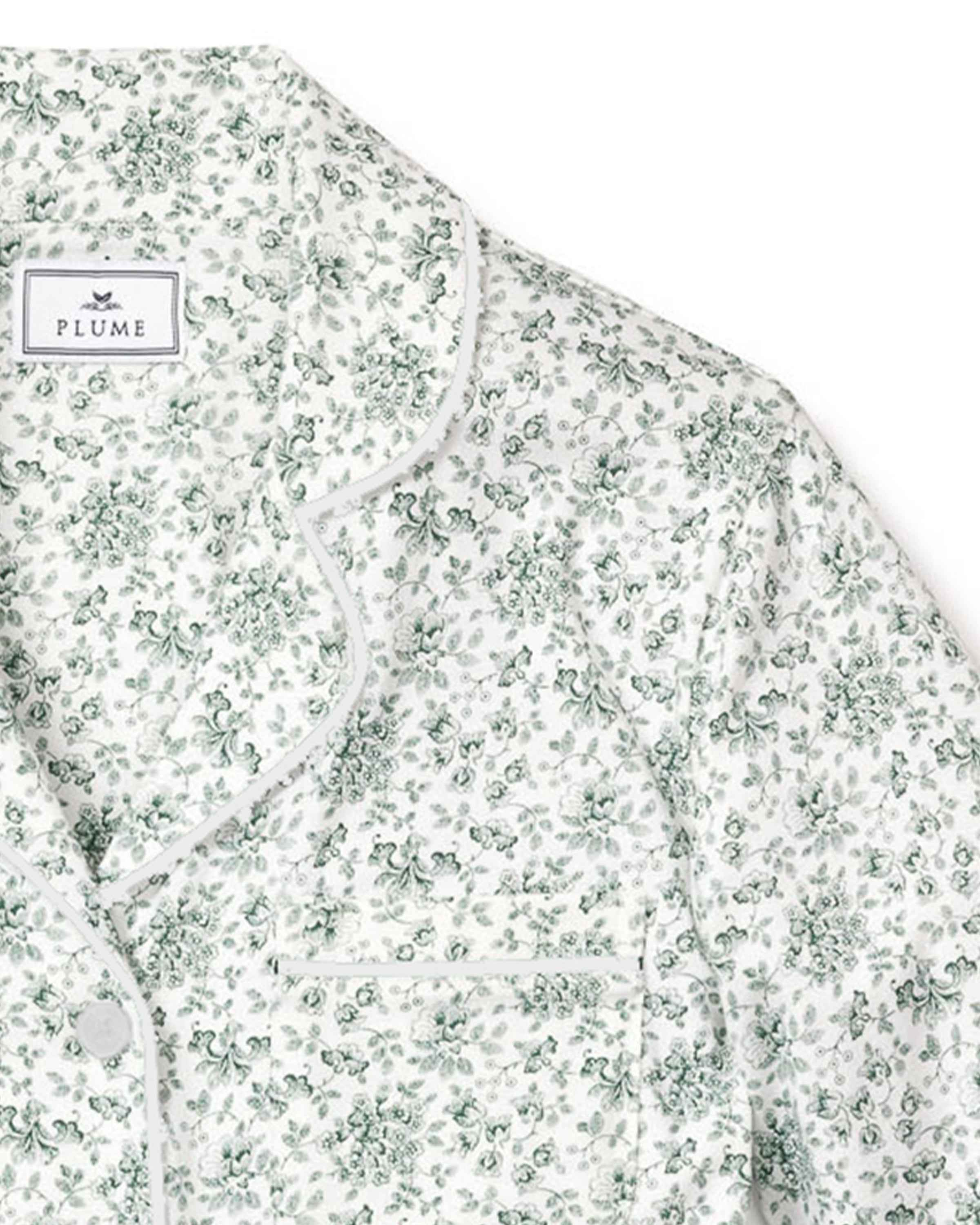 Luxe Pima Women's Sussex Evergreen Pyjama Set - Over The Moon