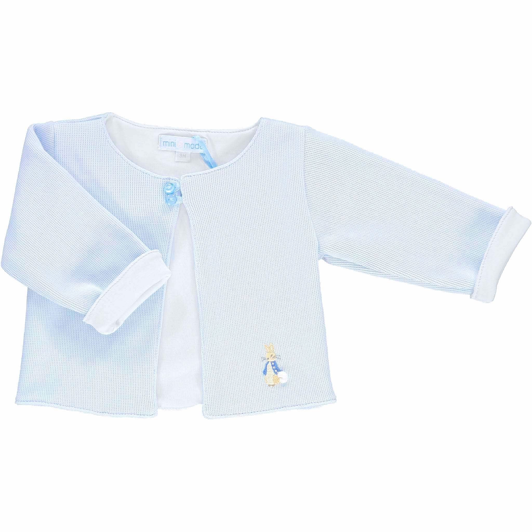 Peter Rabbit Blue Knit Jacket - Mini la Mode