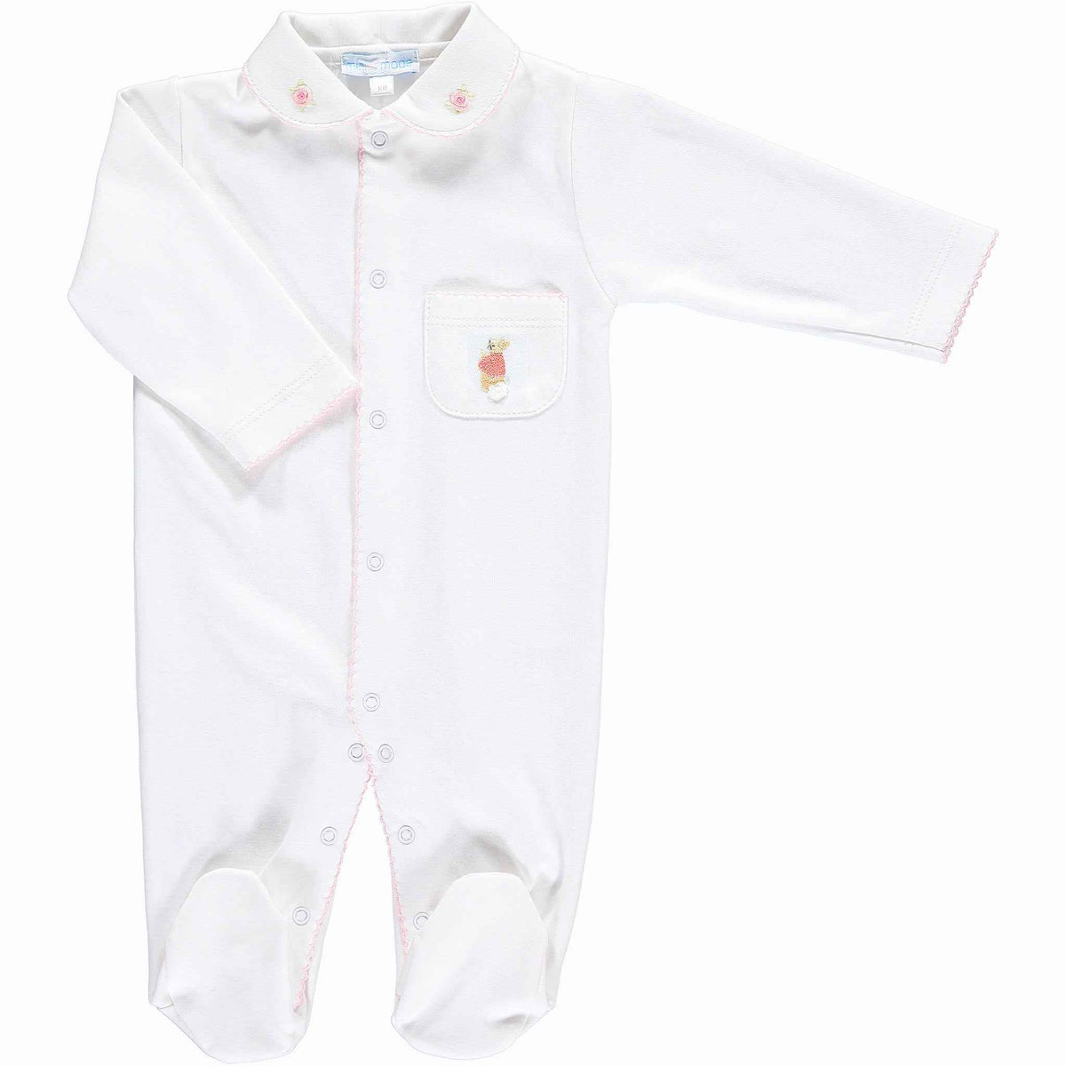 Flopsy Bunny Pocket Babygrow - Over The Moon