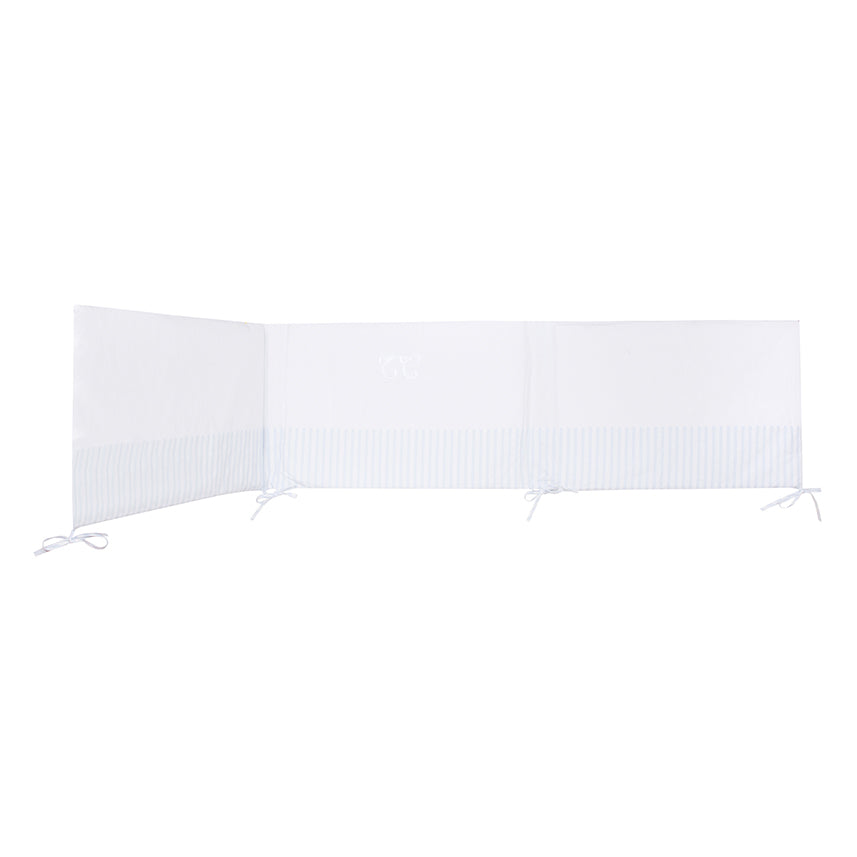 Sky Blue Garda - Crib Bumper - Tartine et Chocolat