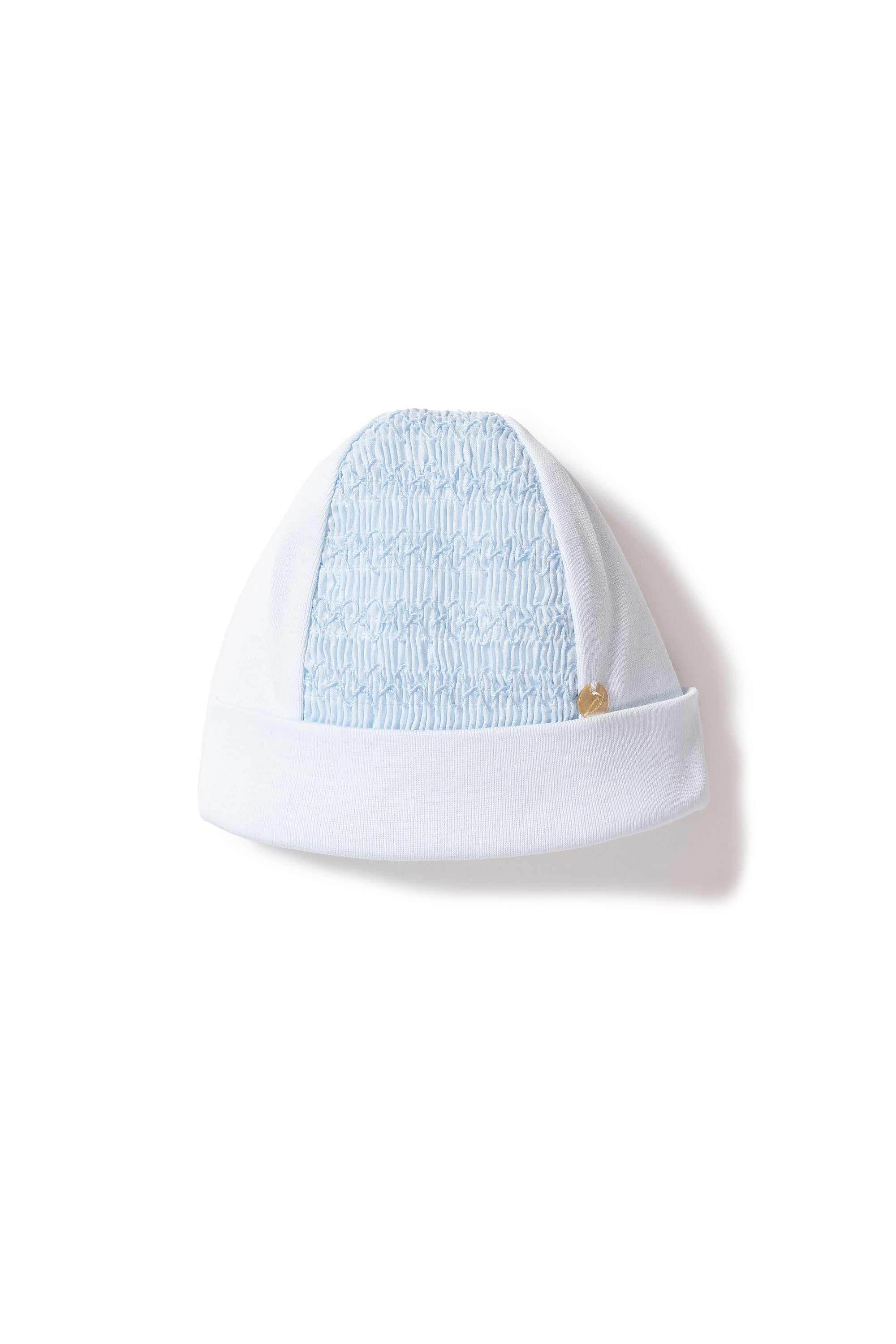 Babygrow & Matching Hat - Blue Smocked - Purete