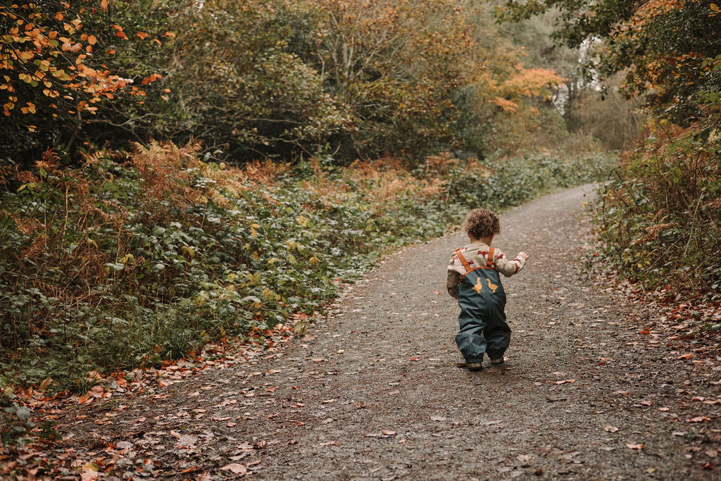 Navy Puddle Duck Rain Overalls - Goose & Gander