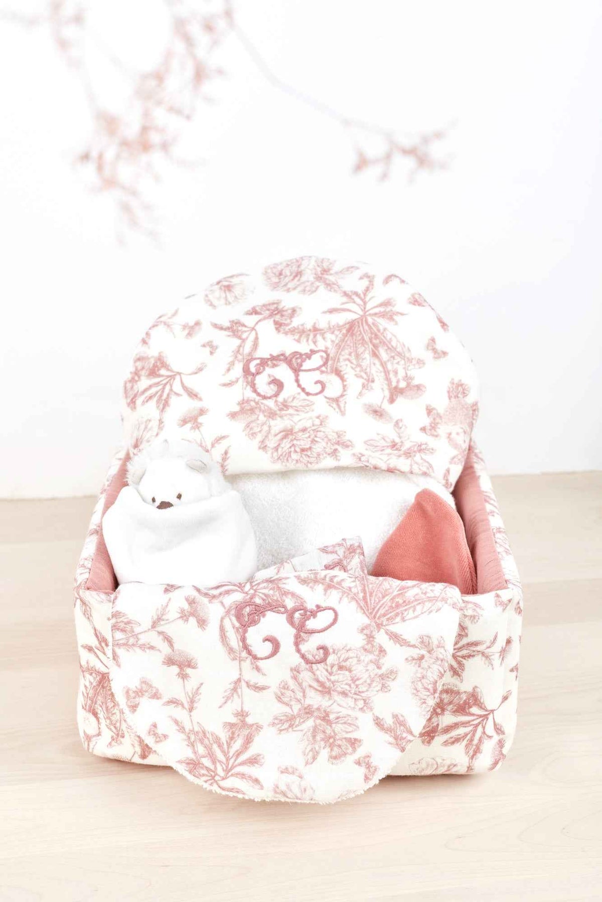 Toile de Jouy - Nursery Basket - Over The Moon