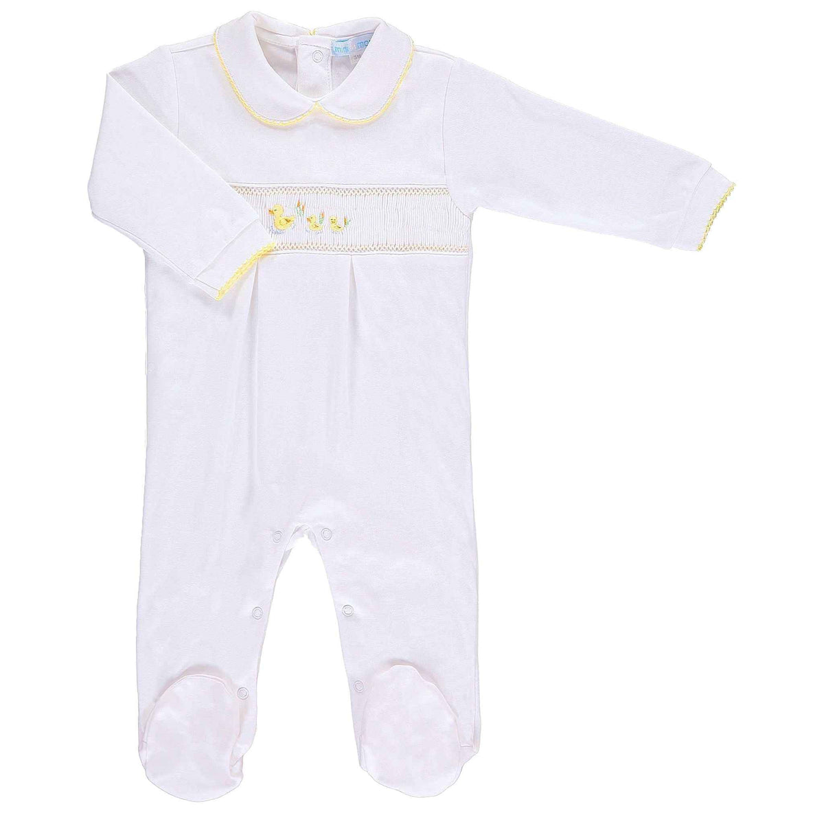 3 Ducks Smocked Babygrow - Over The Moon