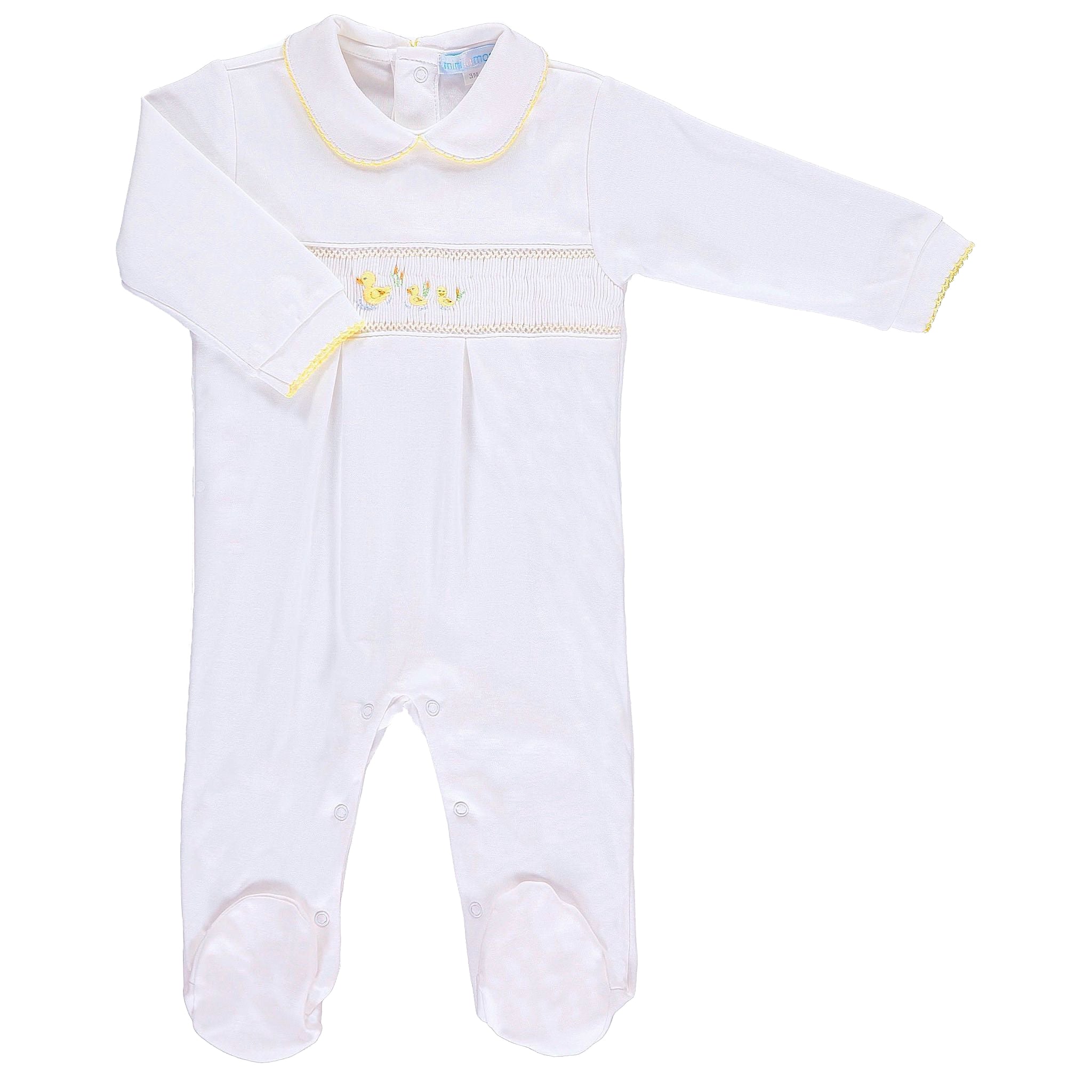 3 Ducks Smocked Footsie - Mini la Mode